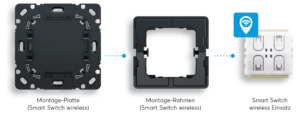 Der neue Smart Switch Wireless ermöglicht kabel- und batterieloses Schalten durch Energy Harvesting. Die benötige Energie wird durch die Betätigung selbst erzeugt.