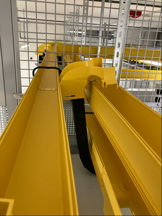 Yellow Duct Installation