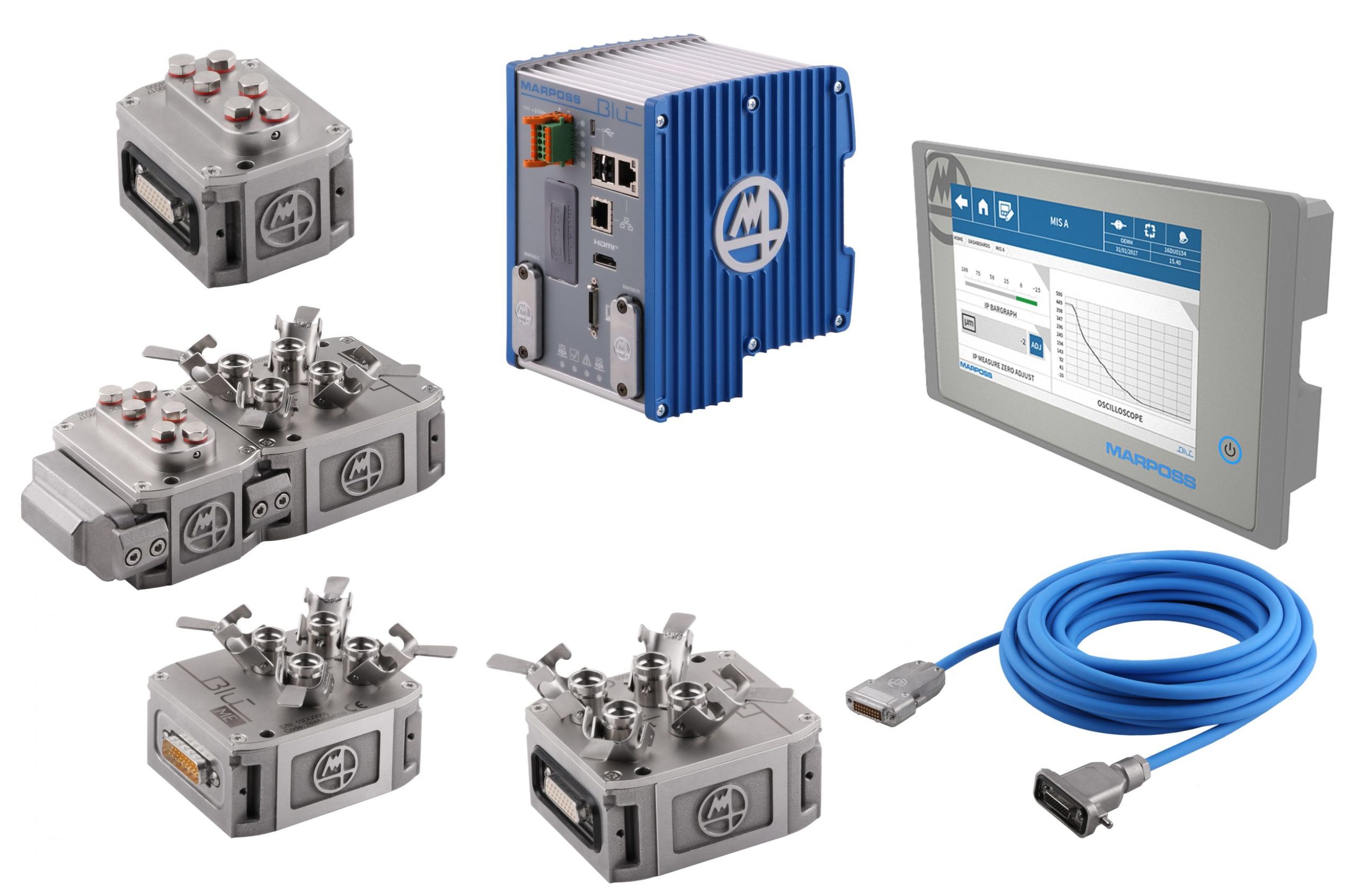 One cable control network für Werkzeugmaschinen
