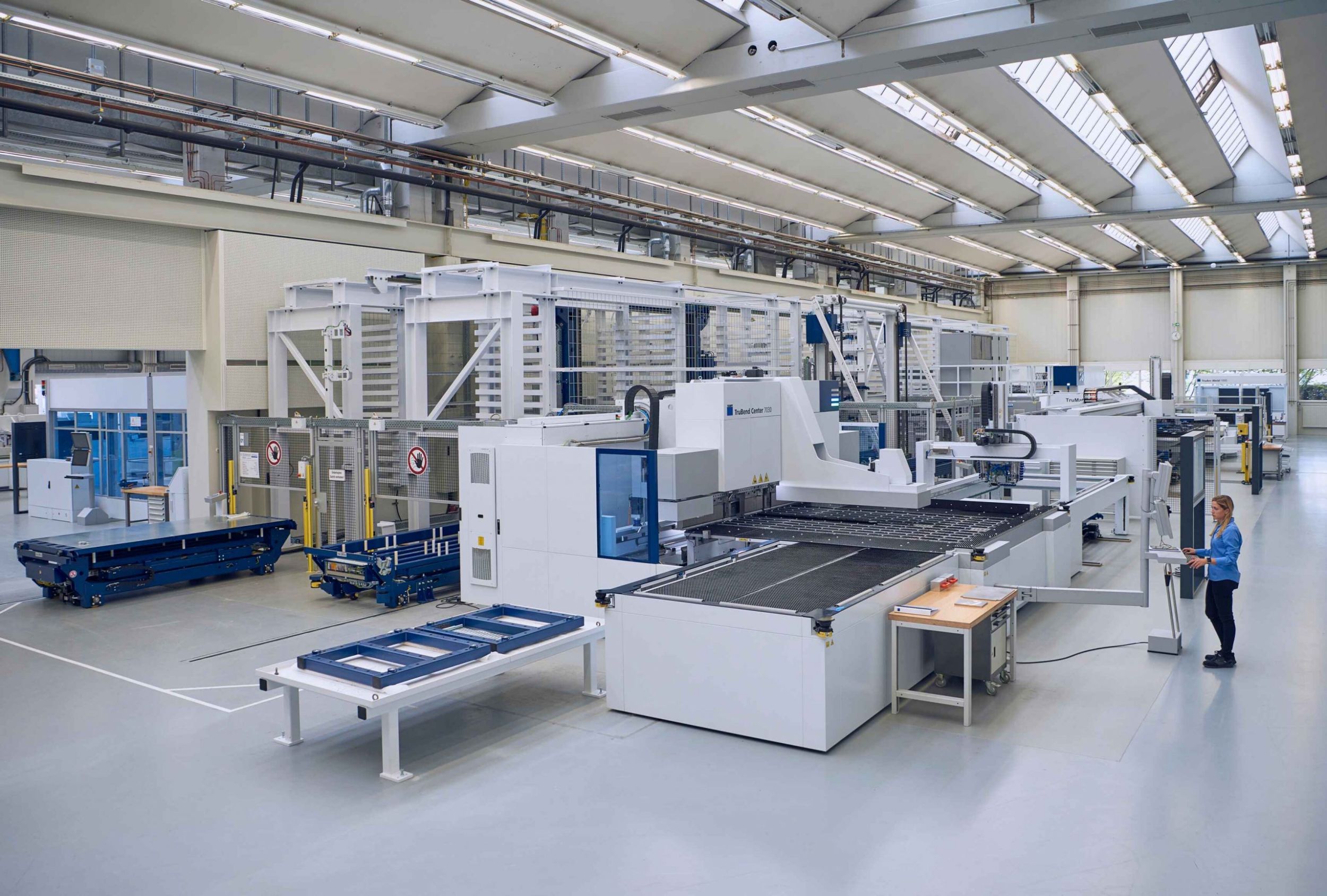 Vollvernetzte Fabrik in Ditzingen