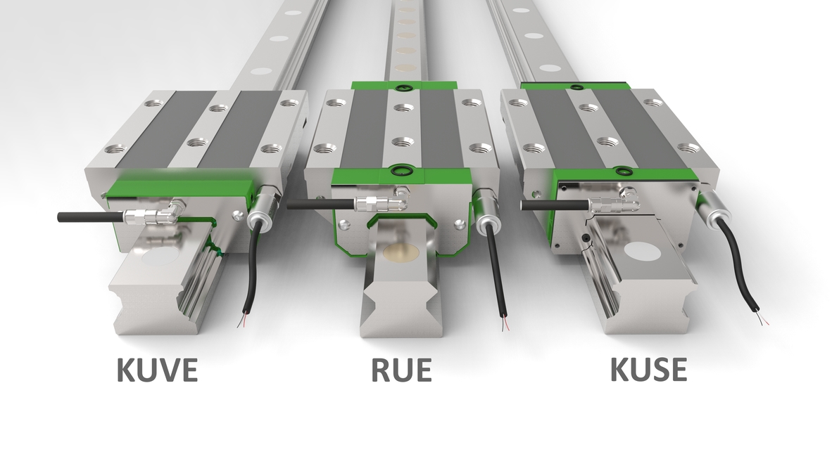 Schaeffler DuraSense wird optional f&uuml;r die Profilschienenf&uuml;hrungen der Baureihen Kuve, Rue und Kuse angeboten.