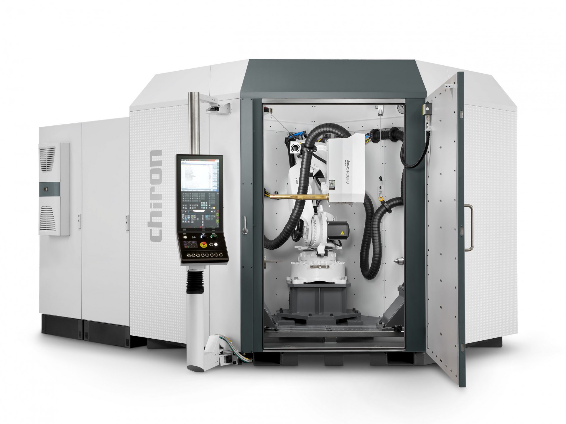 Beschichten, 3D-Druck, Reparatur: vielseitig einsetzbarer 3D-Metalldrucker AM Cube mit automatischem Auftragskopfwechsel.