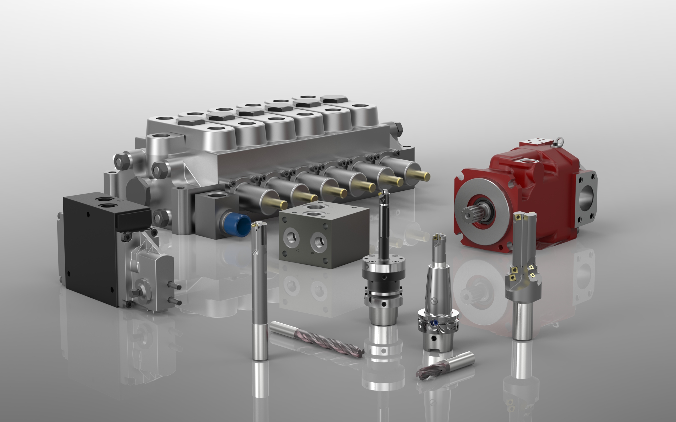 Mit einem vollst&auml;ndigen Produktportfolio und umfassender Technologiekompetenz auf weltweitem Niveau unterst&uuml;tzt Mapal die kompletten Prozesse seiner Kunden aus der Fluidtechnik.