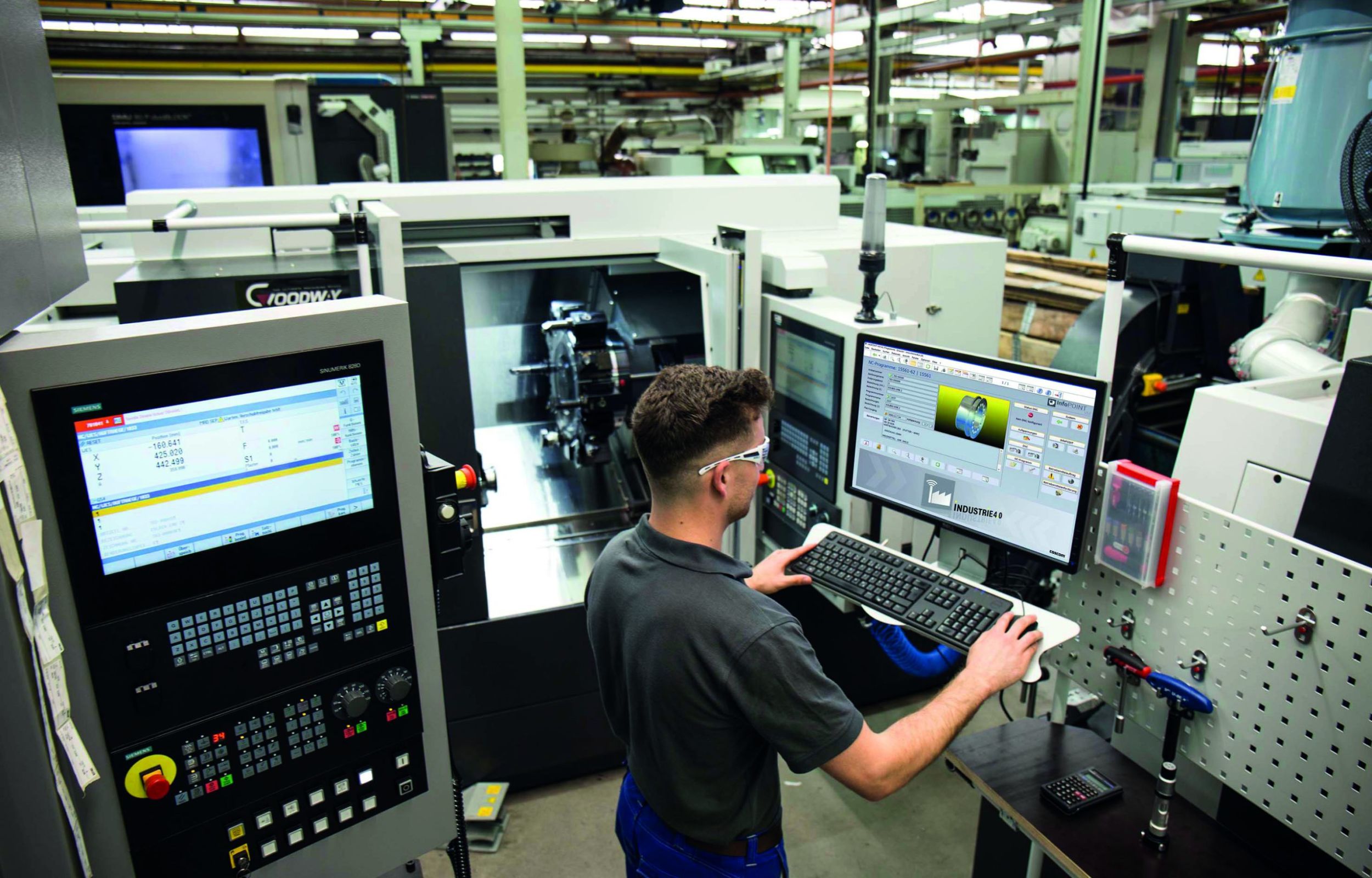 Intelligente Datenplattform für die smarte CNC-Fertigung