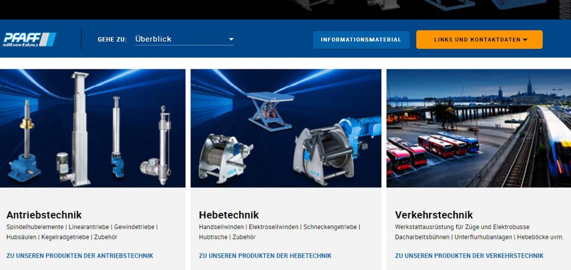 Benutzerfreundlicher Internetauftritt