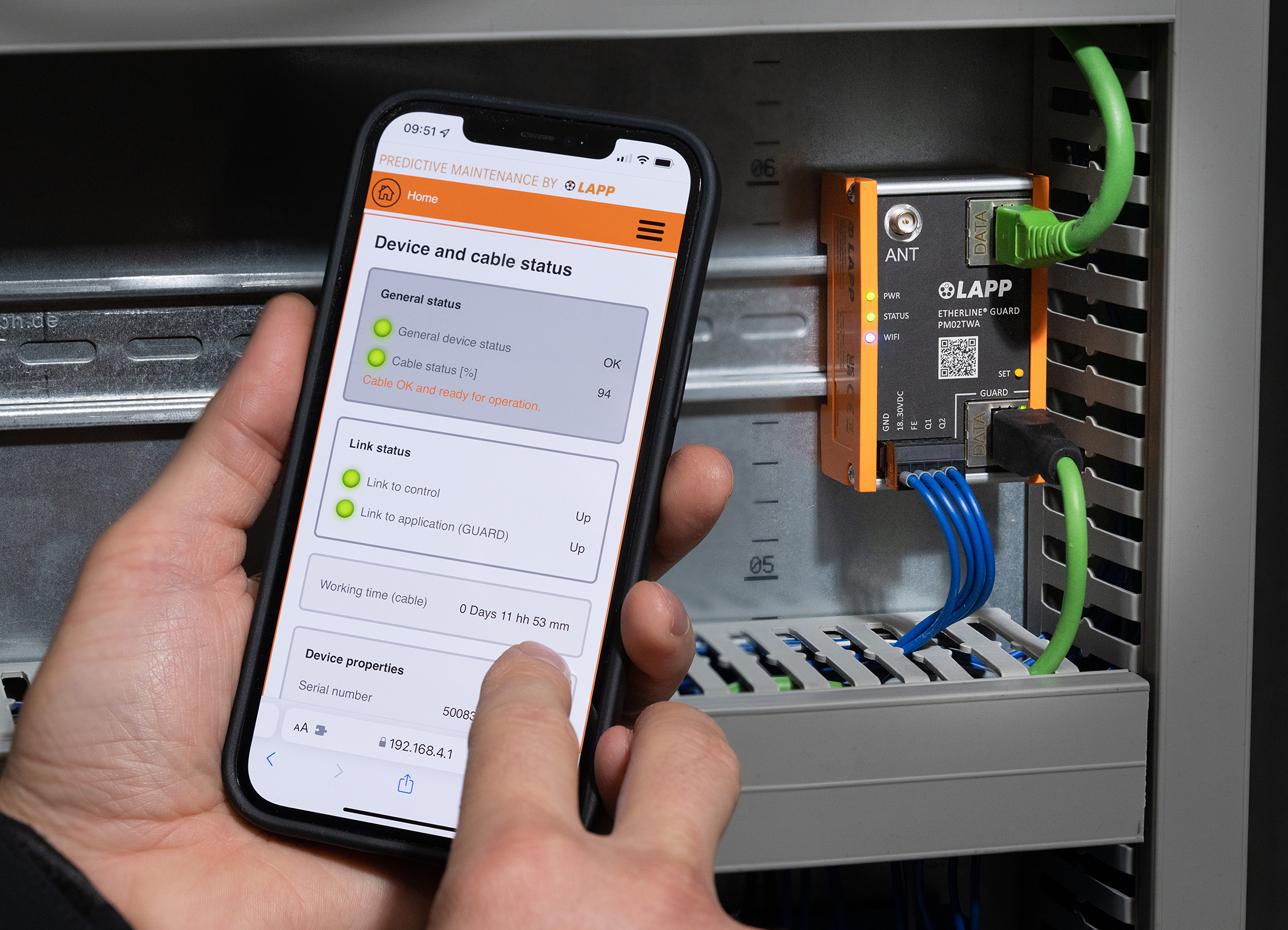 Etherline Guard f&uuml;r die vorausschauende Wartung besonders strapazierter Datenleitungen