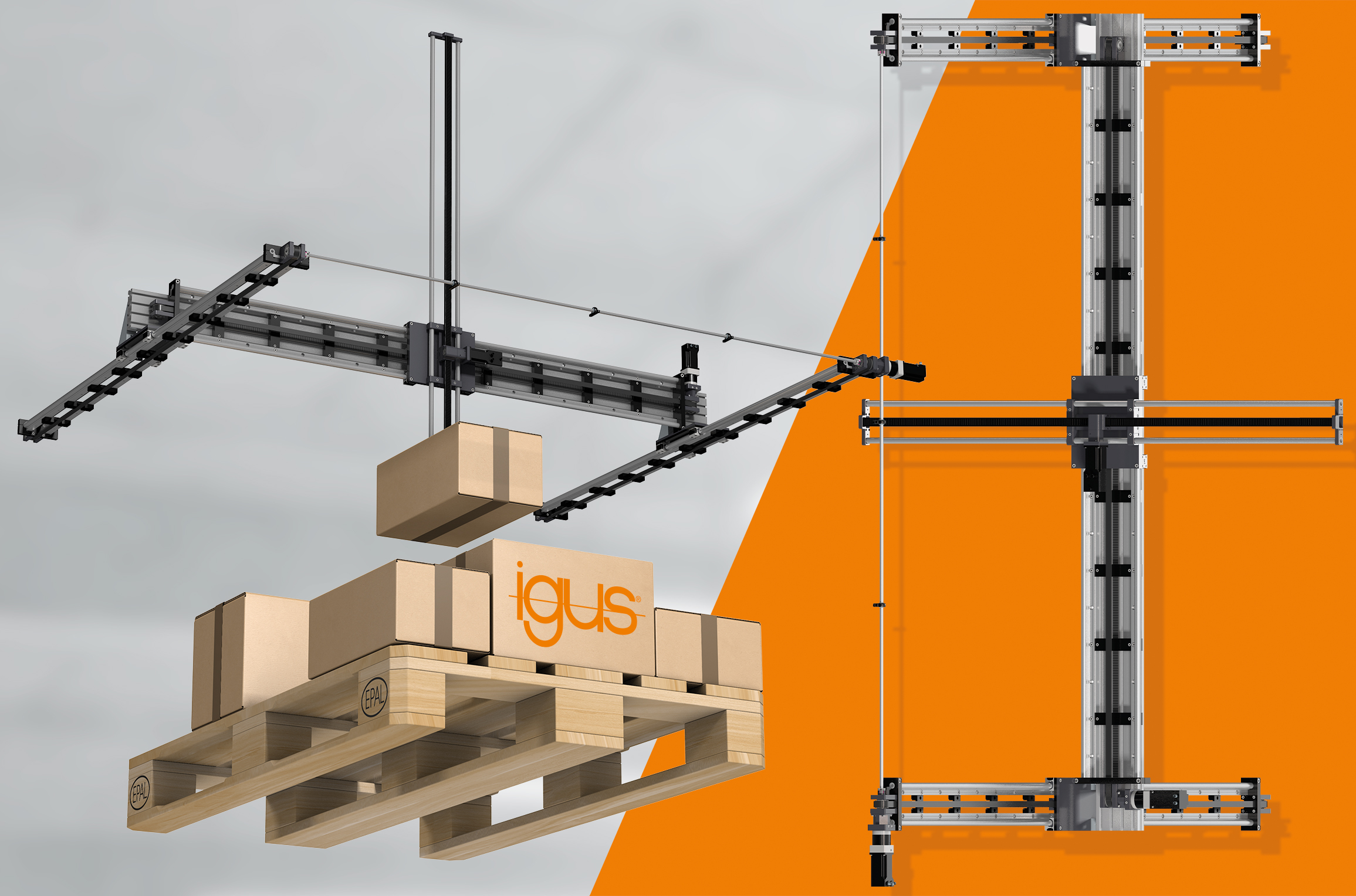 XXL-Raumportalroboter als Low-Cost-Automation