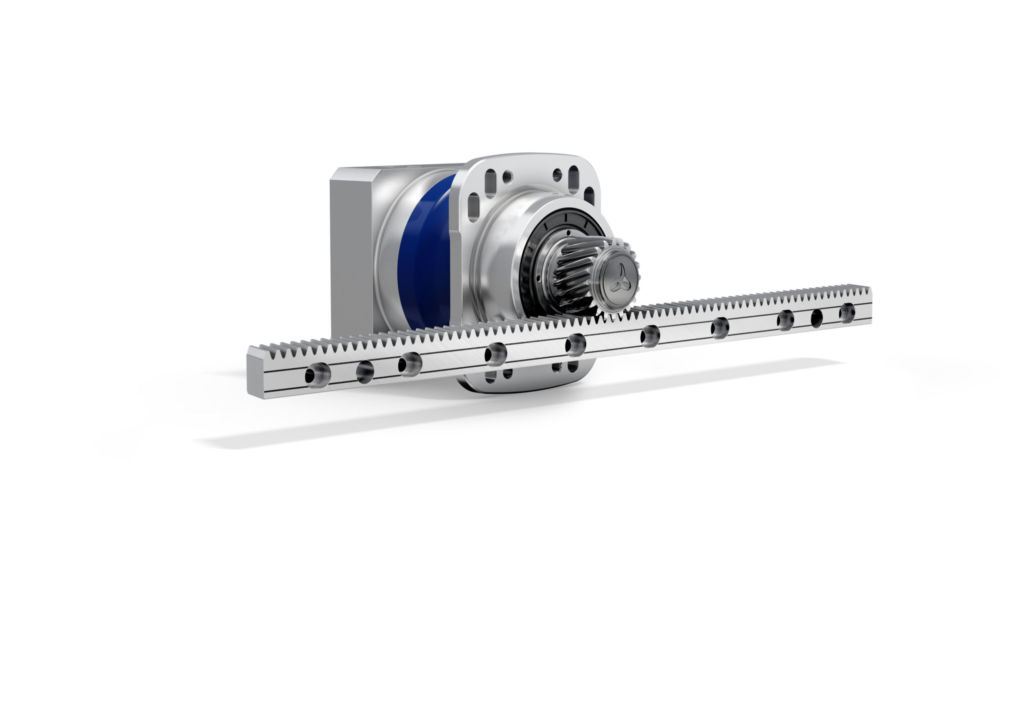 Ritzel-Zahnstange-Antriebslösungen werden mit dem XP+ von Wittenstein alpha insgesamt als System steifer - und damit höhere Lasten und Vorschubgeschwindigkeiten als bisher möglich.
