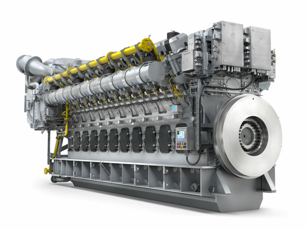 Der gr&ouml;&szlig;te bei MAN Energy Solutions hergestellte Motor hat eine Leistung von 

19 Megawatt und ist 
240 Tonnen schwer.
