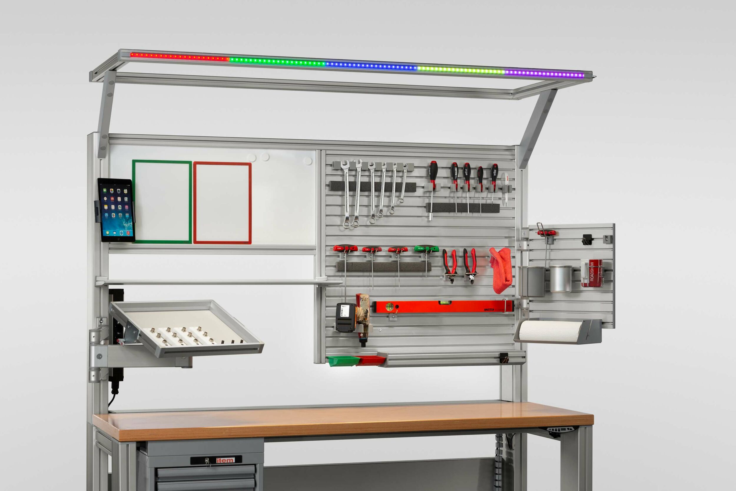 Parametrierbare LED-Streifen und Signalleuchten
