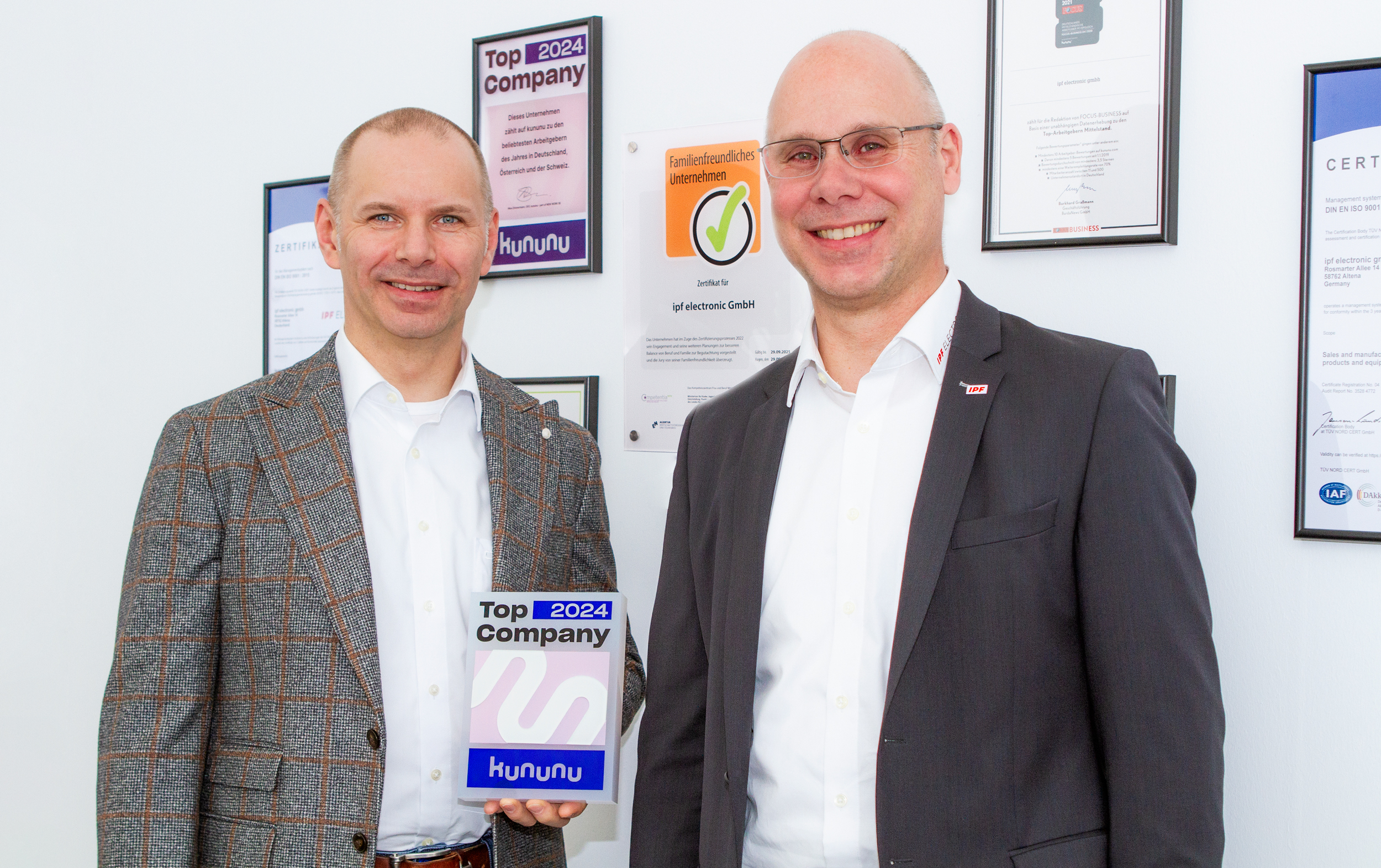 Sensorspezialist erneut Top Company 2024