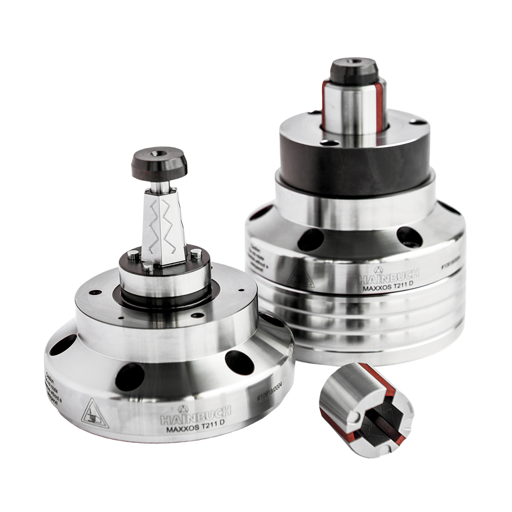 Der Maxxos Spanndorn erreicht in
Kundenprojekten Genauigkeiten von unter 2µm in der Spannsituation.