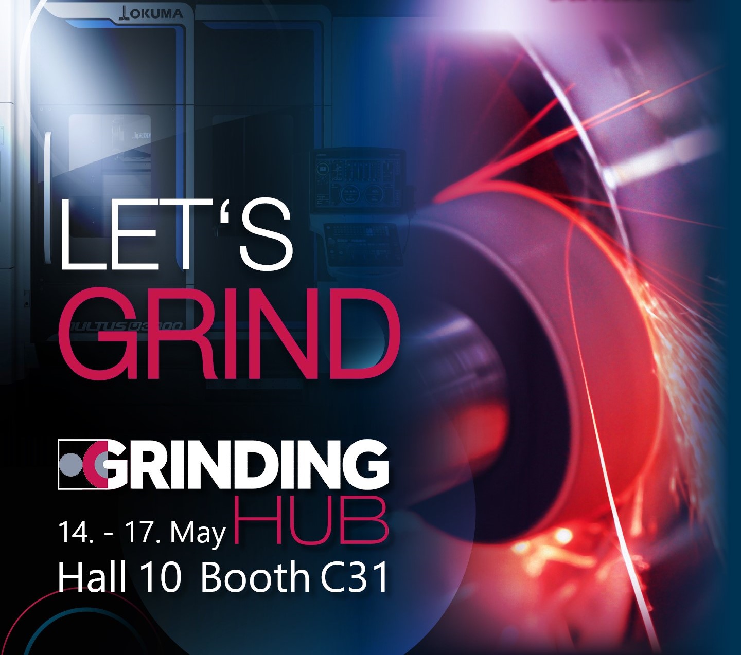 Maschinenlösungen und Gratistickets zur GrindingHub