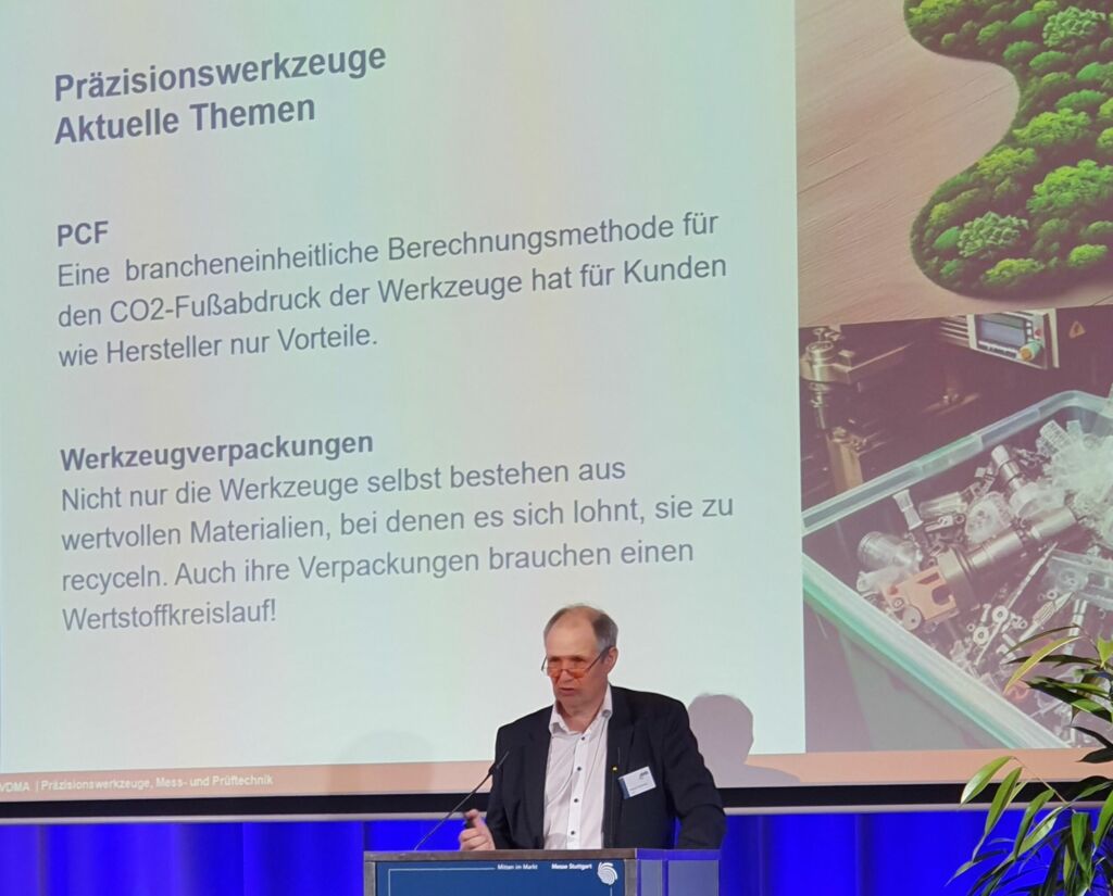 Über aktuelle Themen bei den Präzisionswerkzeugen referierte Markus Heseding, Geschäftsführer VDMA Präzisionswerkzeuge.