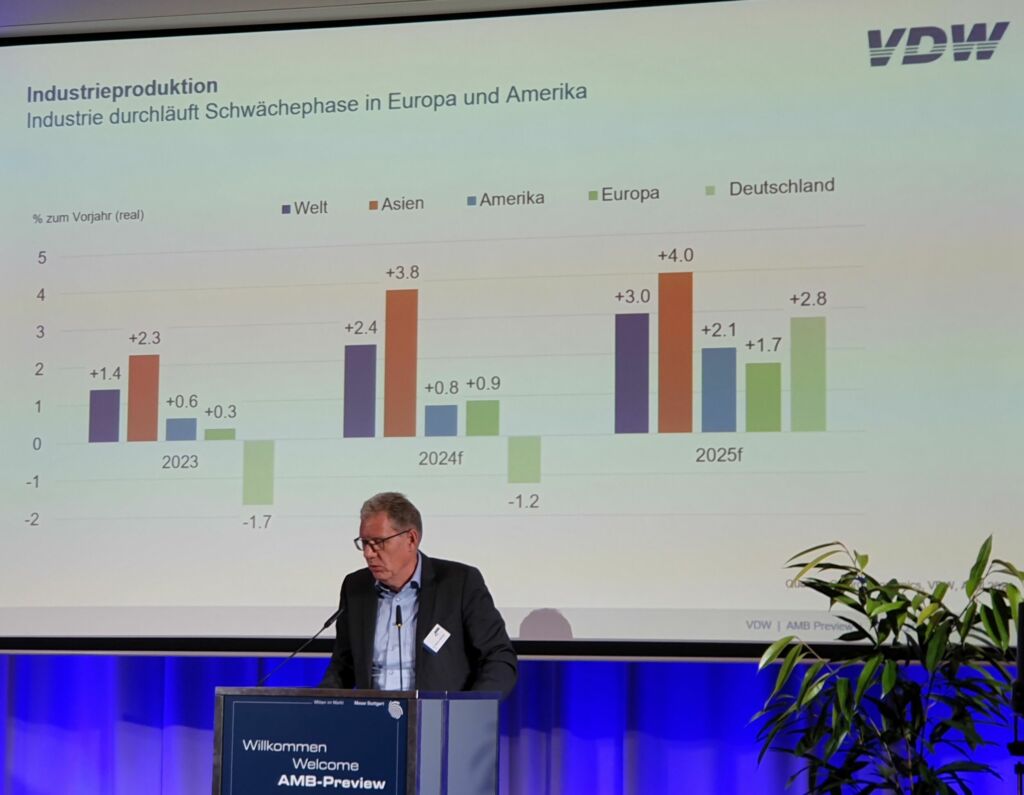 Dr. Markus Heering, Geschäftsführer Verein Deutscher Werkzeugmaschinenfabriken (VDW), sieht einige Indikatoren, dass der Markt in der zweiten Jahreshälfte wieder anzieht.