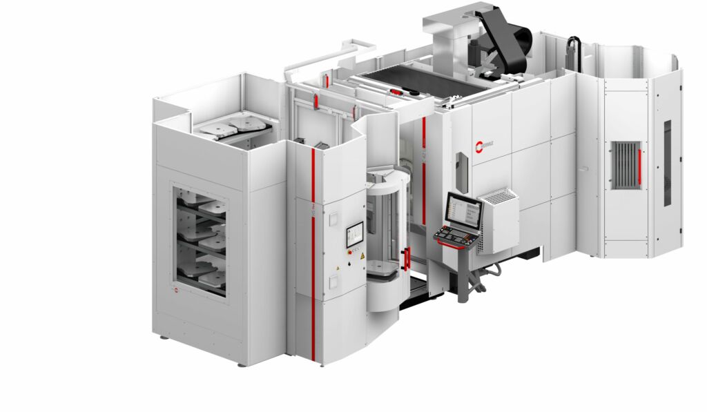 Eines der neuen Highlights von Hermle mit Sitz im baden-w&uuml;rttembergischen Gosheim: C 42 GEN2 inklusive Handlingsystem HS flex. 