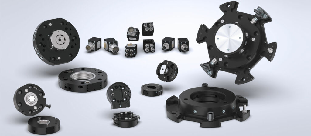 Vielfalt der Zimmer Group Werkzeugwechsler mit passenden Energieelementen