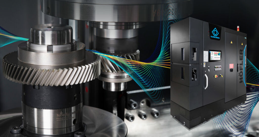 Mit der Messtechnik der Höfler Stirnrad-Wälzprüfmaschine R 300 lassen sich zuverlässig die
Ursachen von Getriebegeräuschen ermitteln.