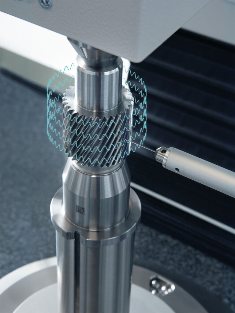 Welligkeitsanalyse auf einer KNM 2X Messmaschine