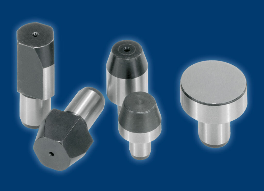 Aufnahme- und Auflagebolzen nach DIN 632: Die zuverl&auml;ssigen Helfer aus dem Normteilwerk Robert Blohm bieten dem Anwender innovative Qualit&auml;tsl&ouml;sungen f&uuml;r die Befestigung, Ausrichtung und Stabilisierung von Bauteilen.