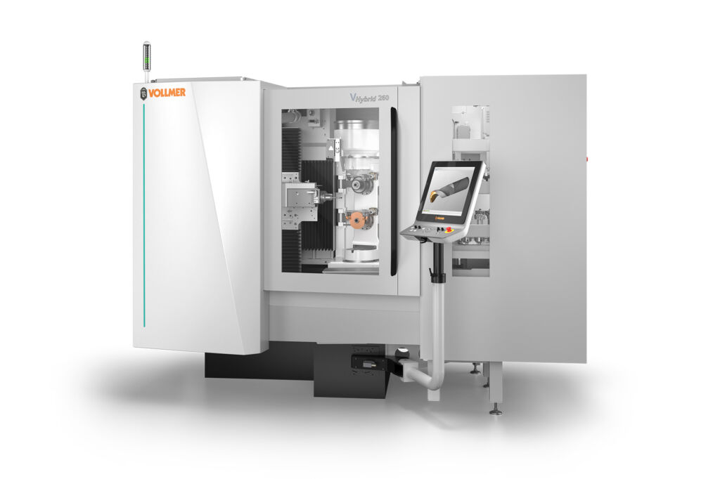 Die Vollmer Schleif- und Erodiermaschine VHybrid 260 ist mit einer V@dison
Booster-L&ouml;sung in der Lage, auch Diamant-Kleinwerkzeuge mit Durchmessern unter 1mm zu erodieren.