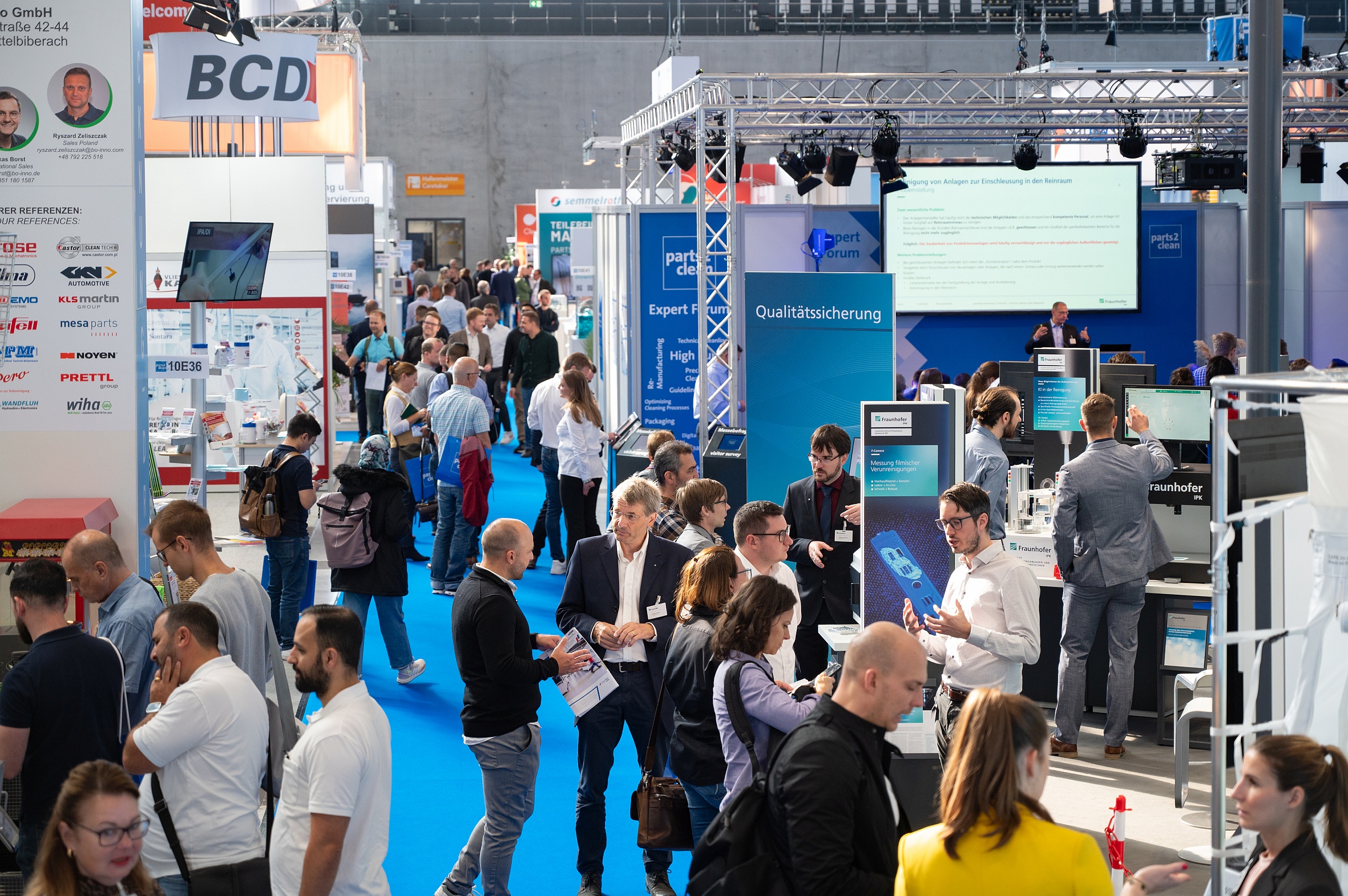 parts2clean 2023, Internationale Leitmesse f&uuml;r industrielle Teile- und Oberfl&auml;chenreinigung, Feature Halle 10
