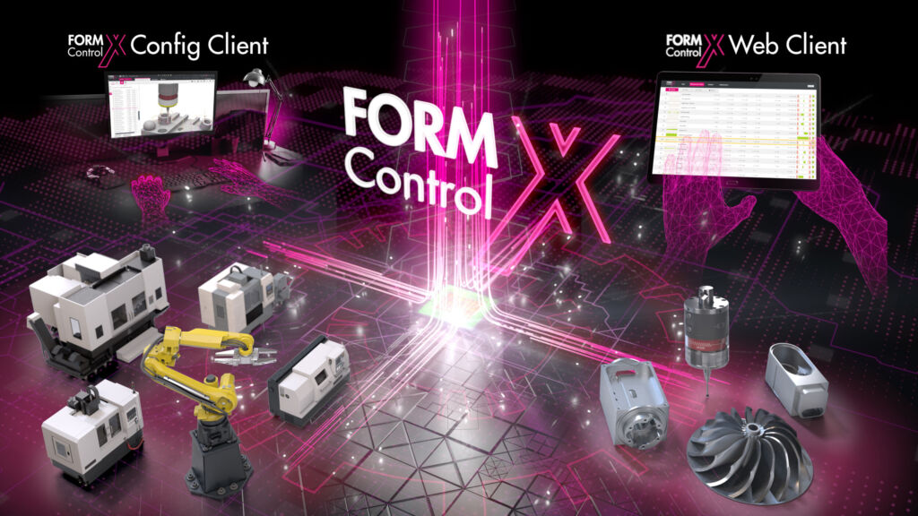 FormControl X ist eine Client-Server-basierte Softwarelösung für die automatisierte Messung und Auswertung von Bearbeitungsvorgängen.
