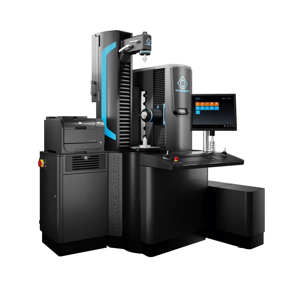 Das vollautomatische CNC-gesteuerte Präzisionsmesszentrum P 26 ist als Kompaktgerät für den Werkstück-Durchmesserbereich bis 260mm ausgelegt.