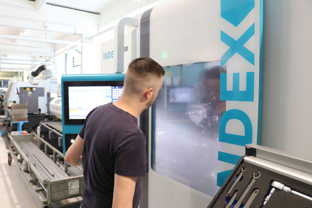 Neben dieser neuen Index C200 verf&uuml;gt Schumag &uuml;ber weitere zwei C200 Produktionsdrehautomaten und sieben Dreh-Fr&auml;szentren Index G200.