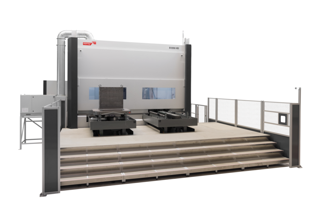 Reibungsfrei, verschlei&szlig;frei, extrem steif und hochged&auml;mpft - mit diesen Eigenschaften erreicht das neue hydrostatisch gelagerte Bearbeitungszentrum Starrag S1250 HD Rekordwerte bei der Schwerzerspanung von Titan-Strukturbauteilen. 