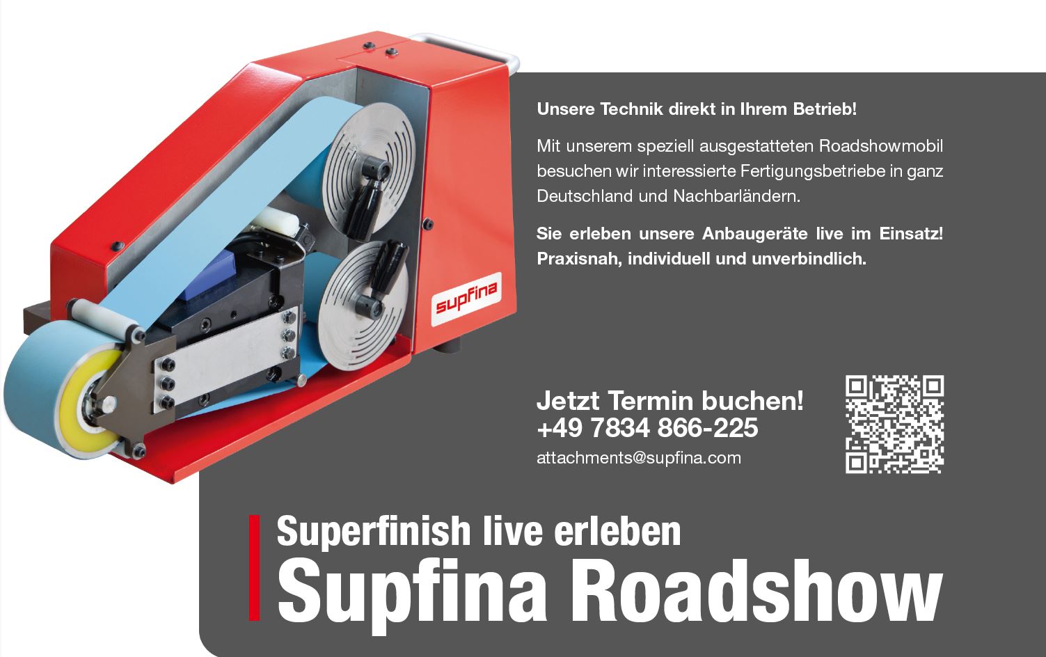 Supfina Roadshow
