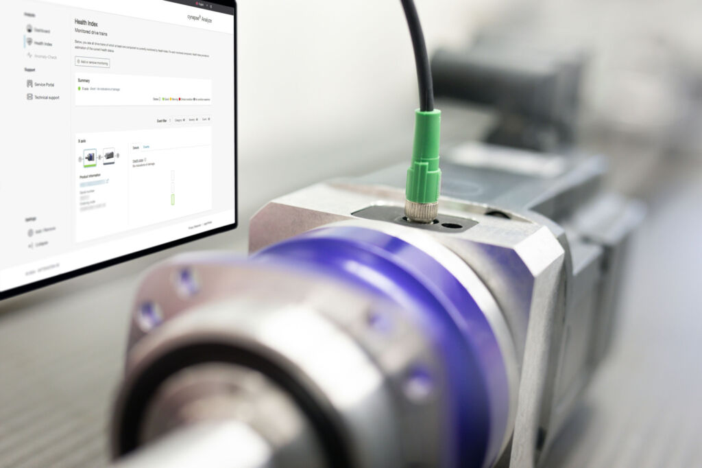 Sowohl intelligente Algorithmen als auch getriebetechnisches Kern-Knowhow vereinen sich im Smart Service Cynapse Analyze zu innovativen Analysetools wie dem Health Index.