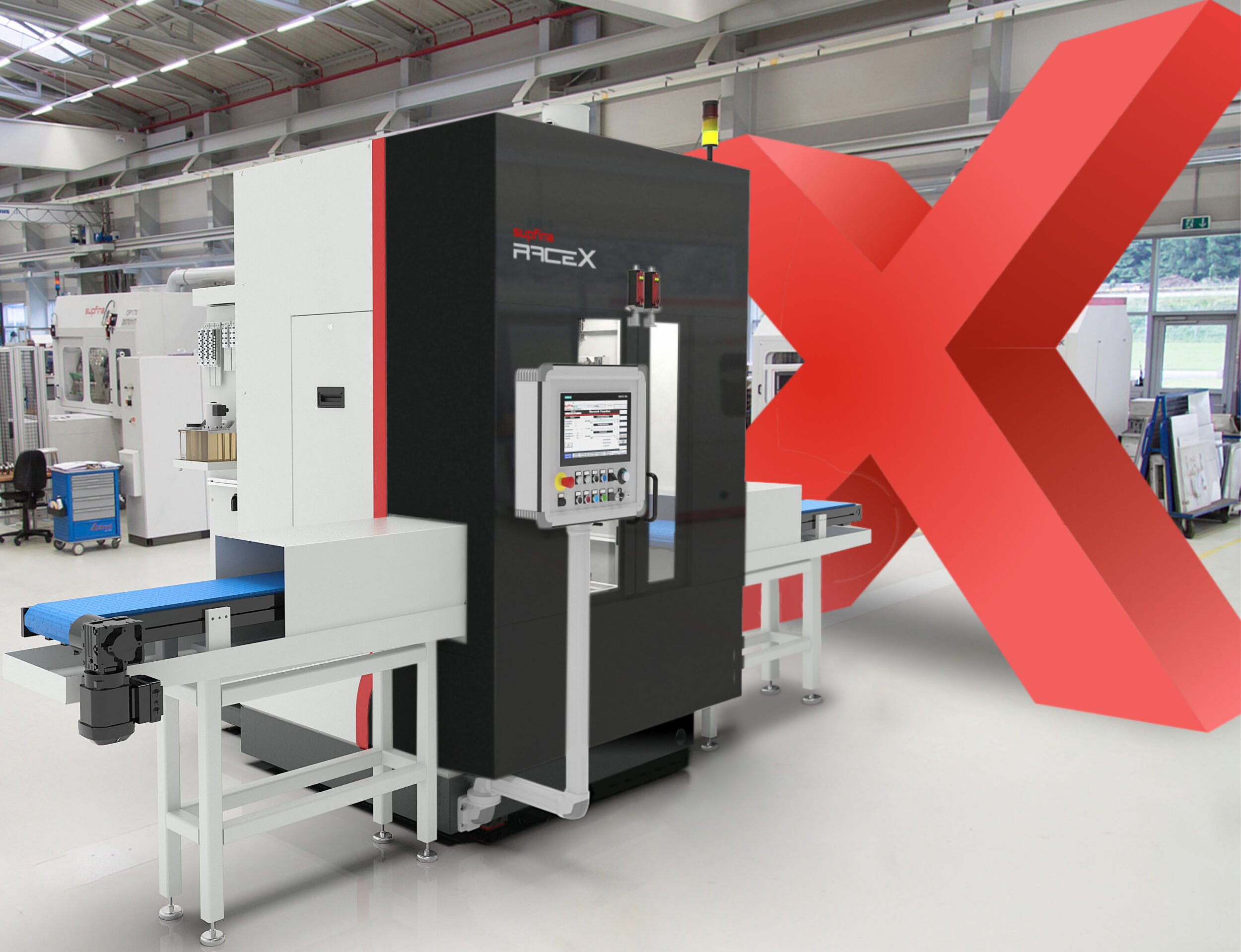 Superfinish ohne Limit: Neben hoher Präzision überzeugt die kompakte RaceX von Supfina mit schneller Rüstbarkeit und einer kosteneffizienten Bauweise.