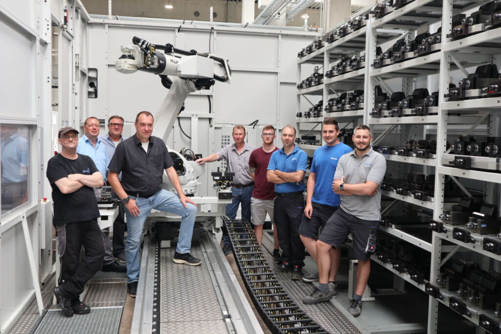 Das 'All-Star-Team' im Zentrum der hochproduktiven Bearbeitungsanlage