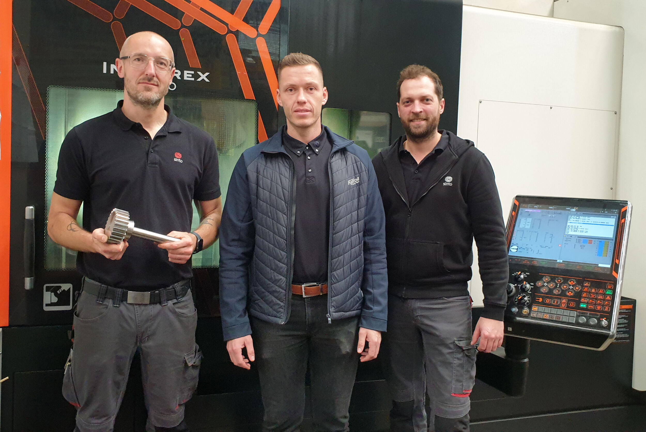 Setzten das Projekt erfolgreich um (v.l.): Teamleiter Drehen bei HWS Johannes Bitter, Kevin Richstein (Technischer Berater Ingersoll) und Christian Hammer, Abteilungsleiter mechanische Bearbeitung.
