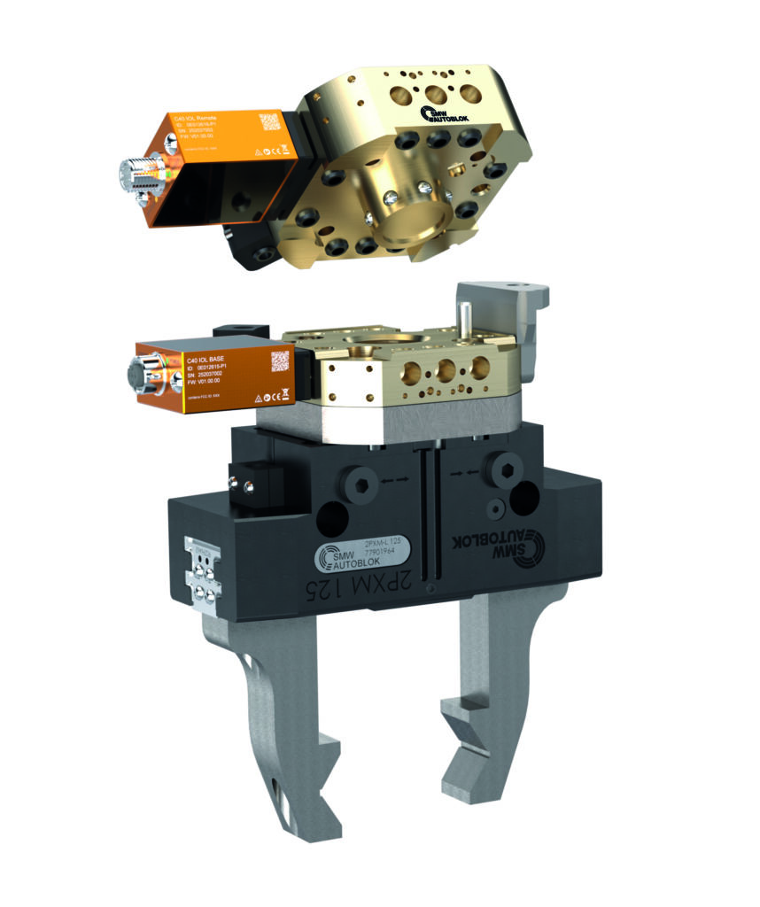 Automatische Greifer- und Werkzeugwechsel mit dem AcuGrip-TC von SMW-Autoblok verk&uuml;rzen die R&uuml;stzeiten an der Werkzeugmaschine.