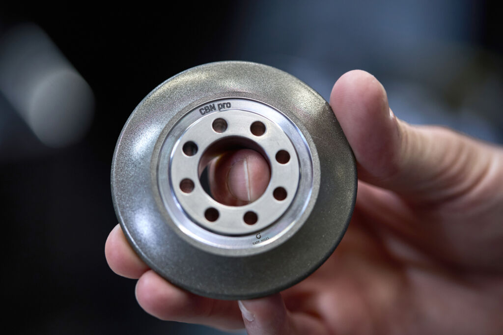 Mit CBN pro, den neuen Werkzeugen von Kapp Niles, sind Oberfl&auml;cheng&uuml;ten von Ra<0,2m am Werkst&uuml;ck erreichbar.