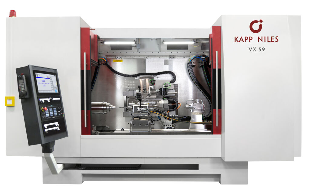 Verzahnungs-Profilschleifmaschinen aus der VX Baureihe von Kapp Niles liefern bereits ab Losgr&ouml;&szlig;e 1 h&ouml;chste Werkst&uuml;ckqualit&auml;ten. 