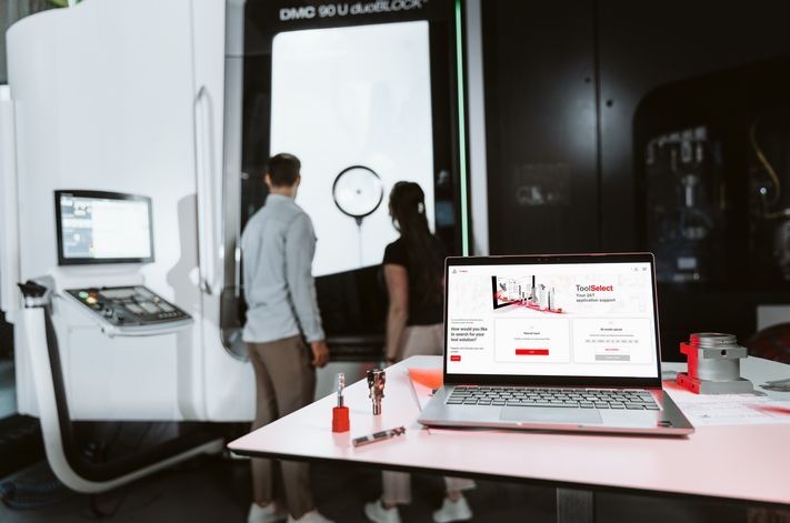 Anwender des innovativen Tools kommen in nur wenigen Klicks vom 3D-Modell-Upload zur passenden Zerspanungsl&ouml;sung.