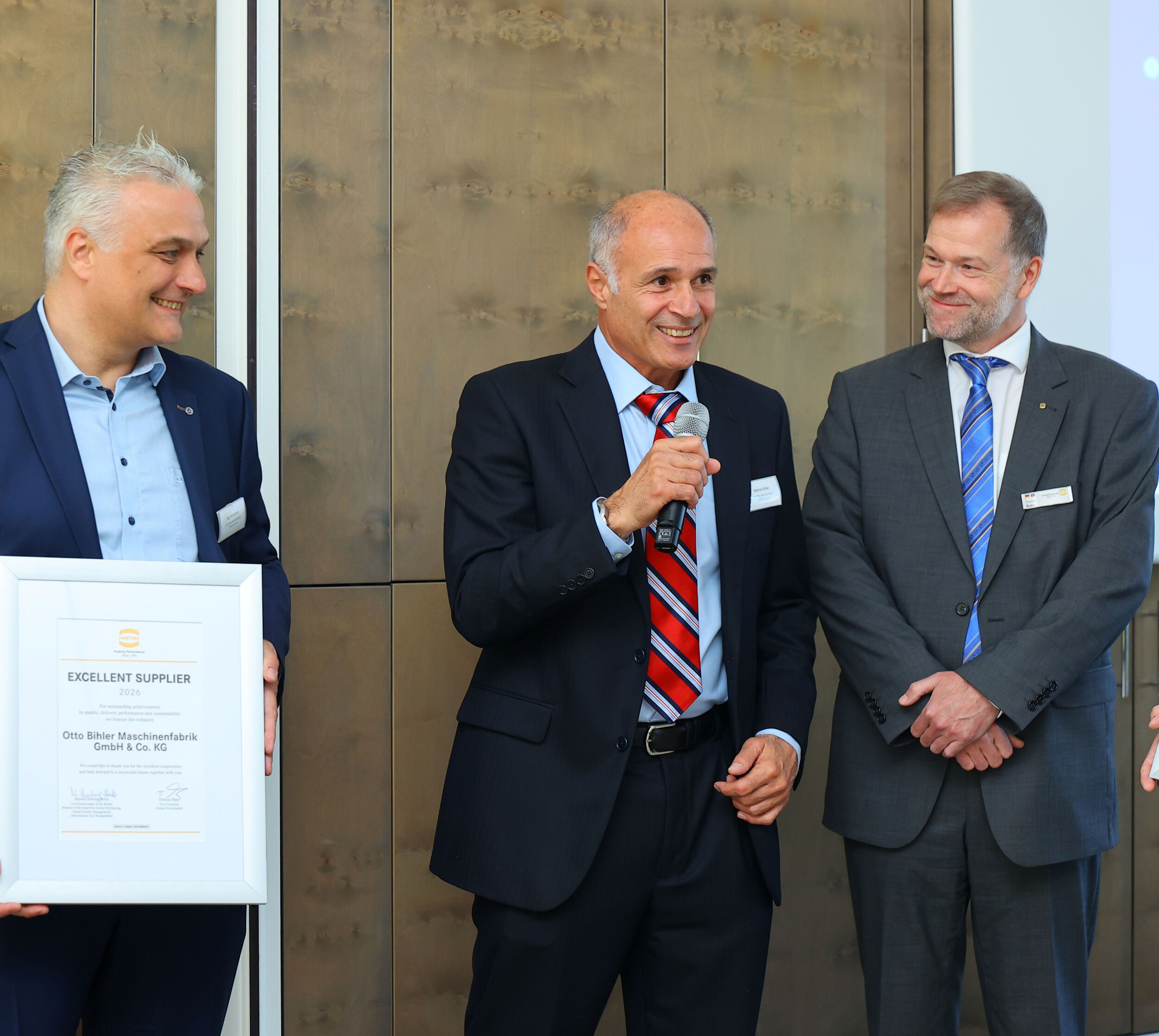 Innovations- und Lösungspartner erhält Supplier Award