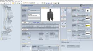 Anzeige im ToolDirector VM (Toolmanagement-Software von Coscom): Sowohl Standardwerkzeuge als auch Multitools mit mehreren Schneiden lassen sich mit korrekten Geometriedaten verwalten und im Bereitstellungsprozess verarbeiten.