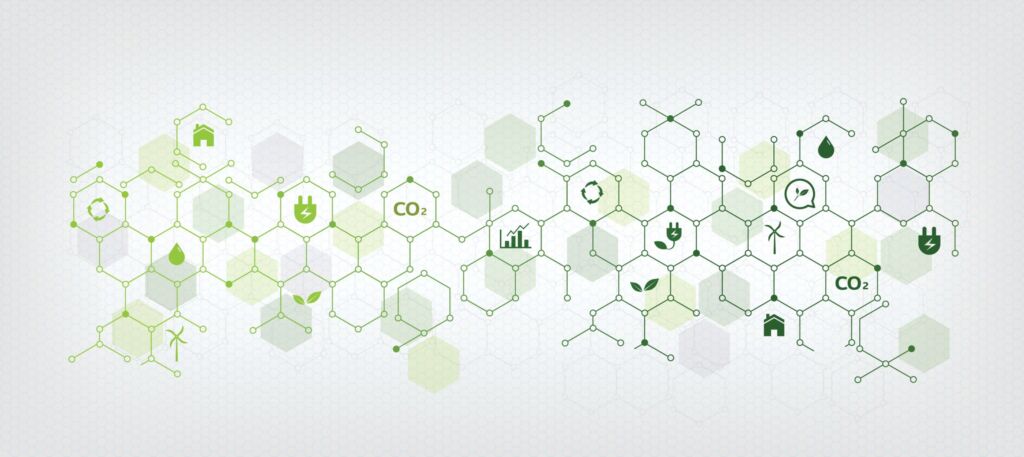 SustainableBusinessOrGreenBusinessIllustrationBackgroundWithConnectedIcons 1024x457 1