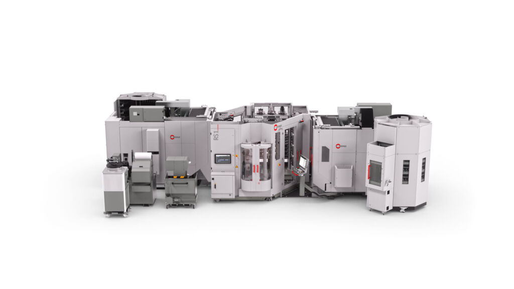Robotersystem RS 1 GEN2 mit zwei adaptierten 5-Achs-Bearbeitungszentren C 32