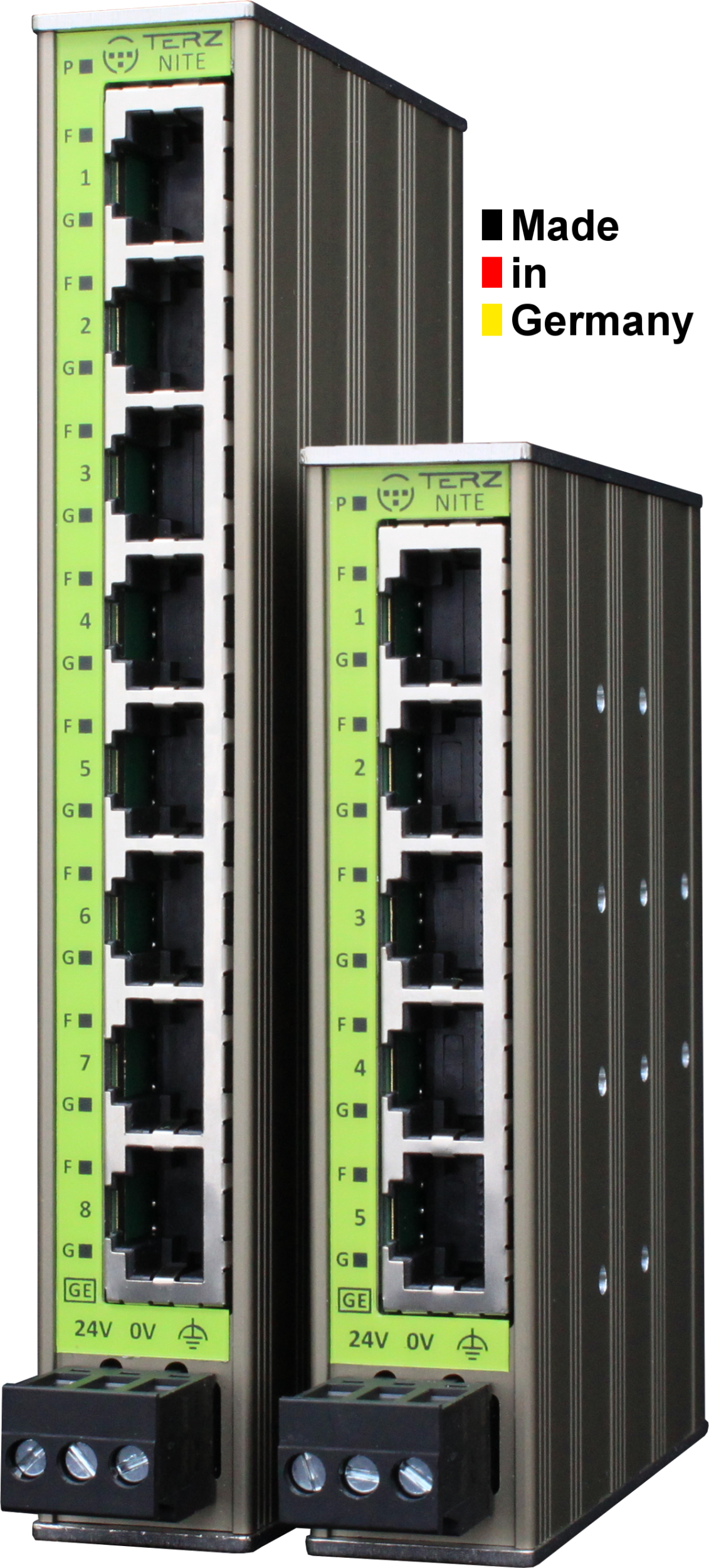 Kompakte Full-Gbit-RJ45-Industrial-Ethernet-Switche