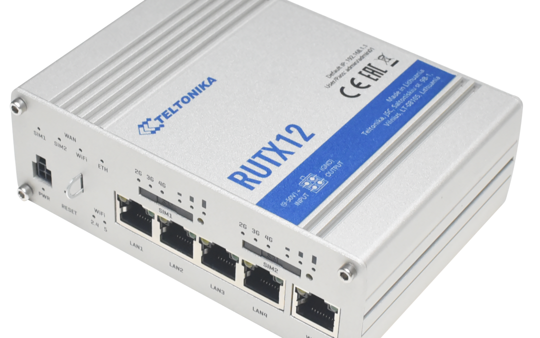 Industrierouter mit zwei LTE-Cat6-Modems