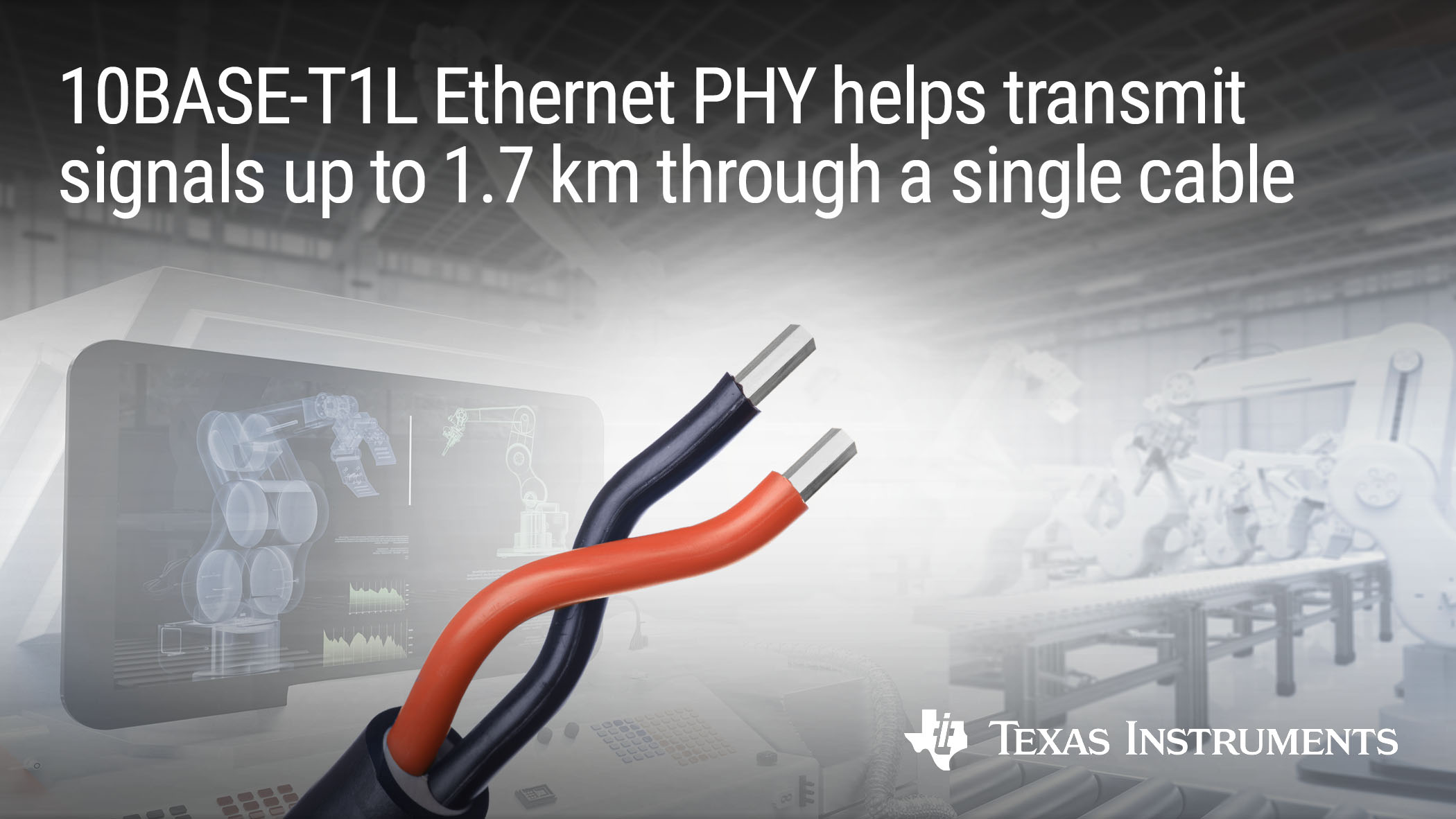 Neue Single-Pair-Ethernet-PHYs von TI