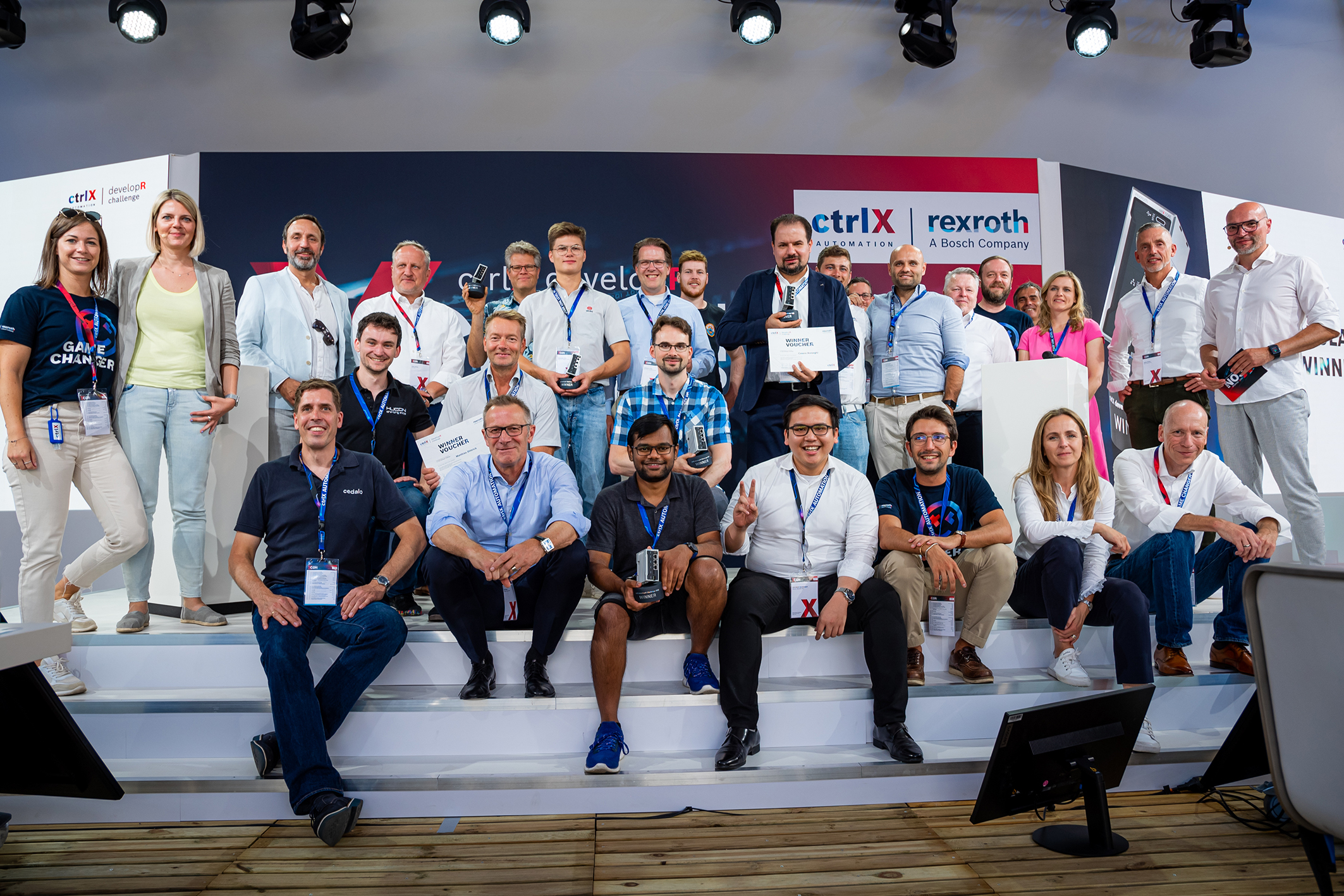 Gewinner der Bosch-Rexroth-Entwickler-Challenge