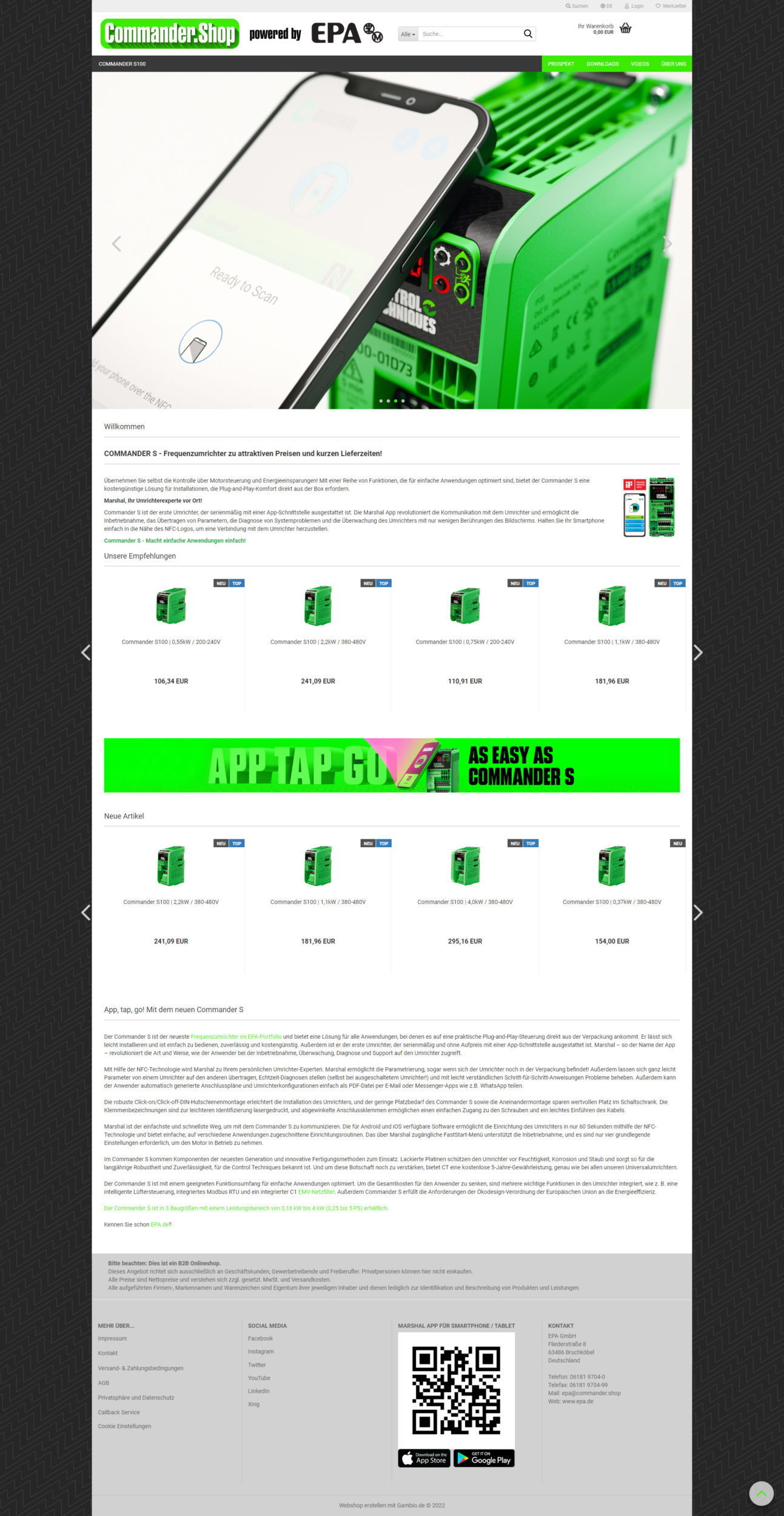 EPA launcht neuen Onlineshop
