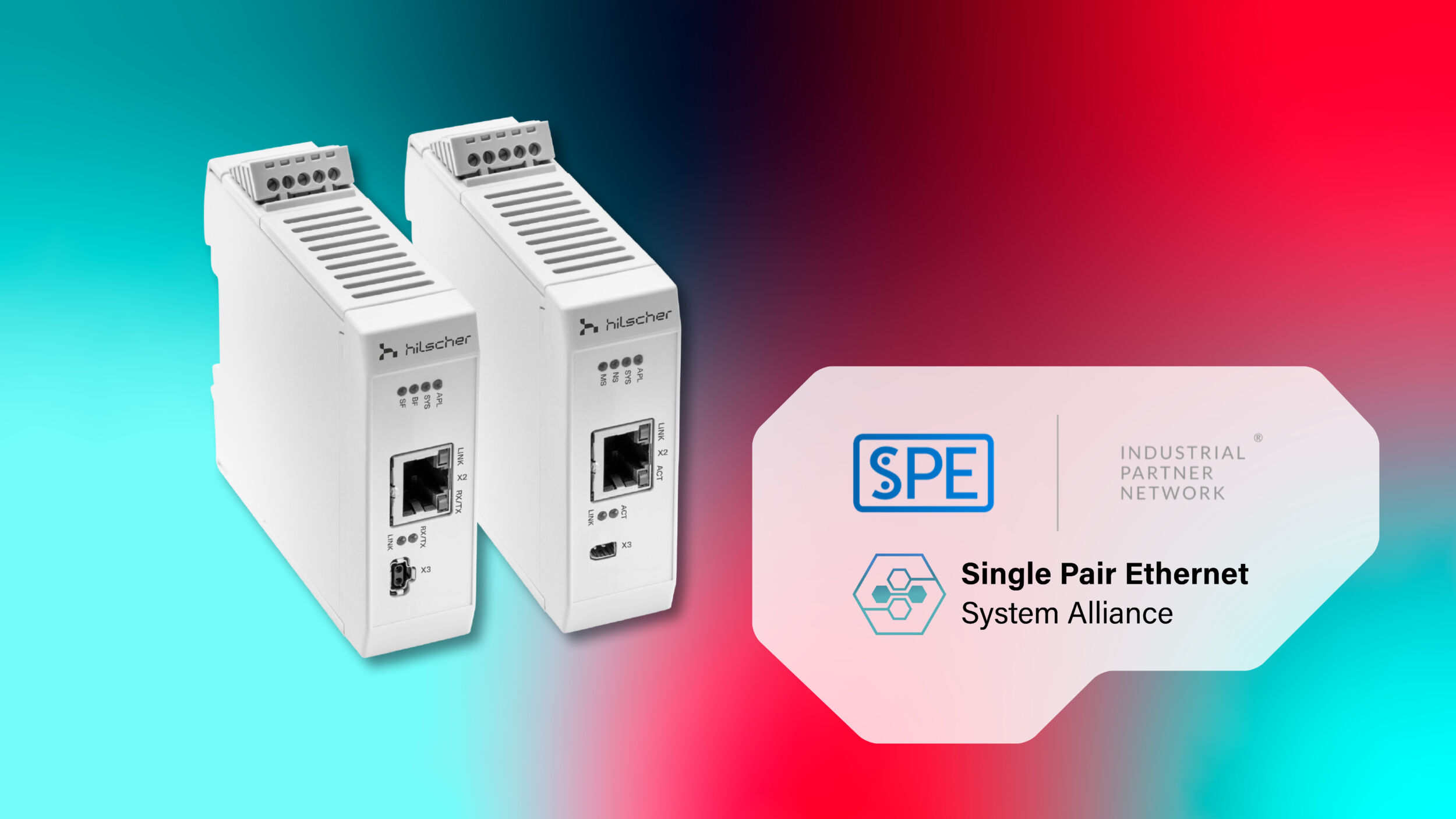 Mit dem SPE Media Switch von Hilscher, der beide Steckervarianten unterstützt, lässt sich SPE mit geringen Kosten im Feld implementieren.
