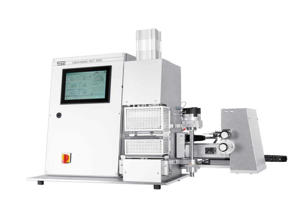 Die Geräte der Labormaster-Baureihe werden eingesetzt, um etwa bei neuen oder veränderten Materialien die Festigkeit der Siegelnaht zu überprüfen.